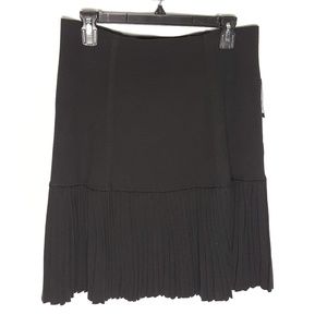 NWT Madison Flounced Pleated Skirt
